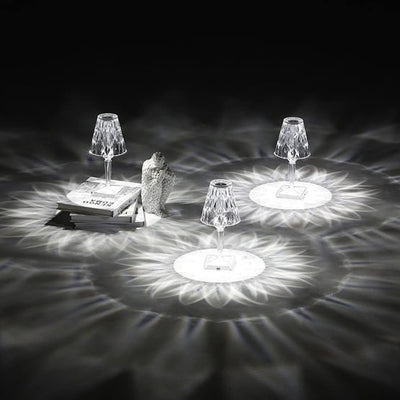 1-3 Pcs diamond table crystal lighting LED light lamp