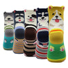 Colorful cute animal design patterned women's casual cotton socks blxck norway™