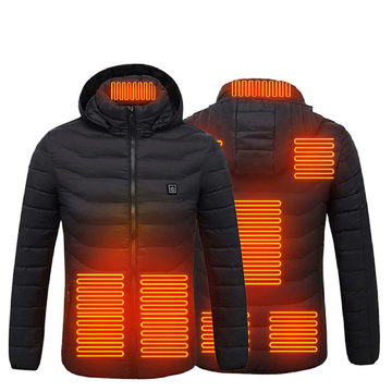 Men's & women's 9 areas heated electric thermal jacket