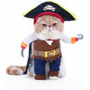 Pet dog costume pirate suit halloween costume puppy suits