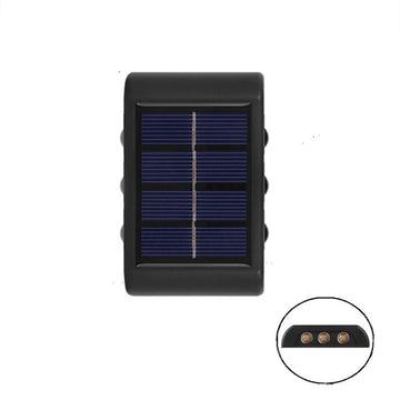 LED solar wall lamp lighting garden decoration blxcknorway™