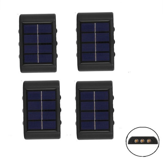 LED solar wall lamp lighting garden decoration blxcknorway™