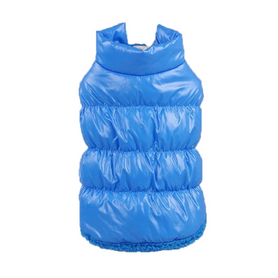 Thicken plush waterproof jacket warm fleece padded pet dog clothes