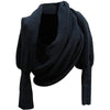 Multi-Use knit blanket long shawl winter warm large scarf blxck norway™