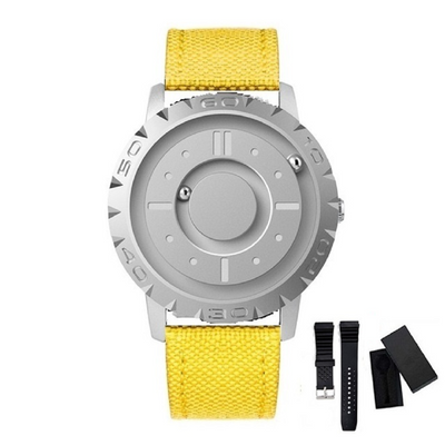 Magnetic ball men's quartz wrist watches