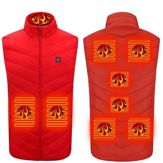 Men's and women's 11-zone smart vest electric heating jacket