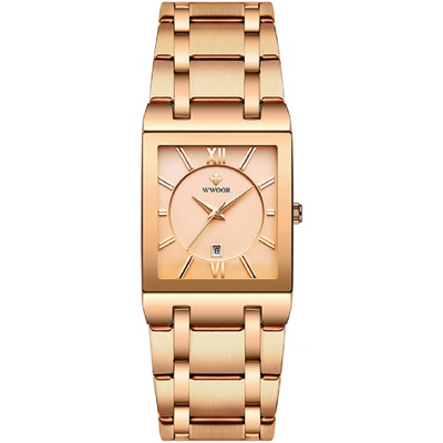 Luxury men's wristwatch stainless steel waterproof quartz watches