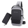 USB Waterproof Chest Messenger Shoulder Bag Crossbody Bolsas BLXCK NORWAY™
