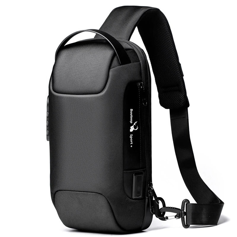 Men's anti clearance theft shoulder bag