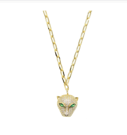 Jaguar Pendant Necklace