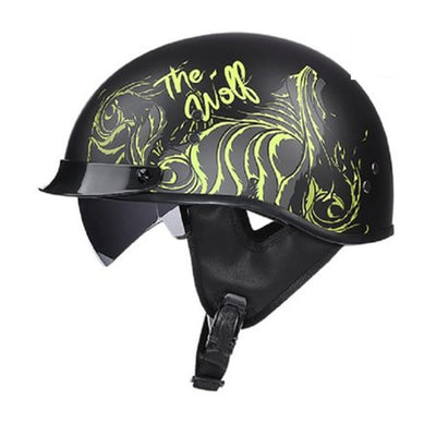 Vintage motorcycle helmet blxck norway™