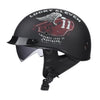 Vintage motorcycle helmet blxck norway™