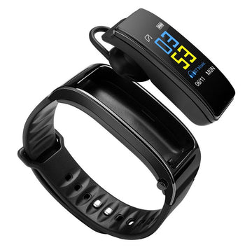 BLXCK NORWAY™ 2-in-1 Smart  Watch Bracelet With Bluetooth Earphones