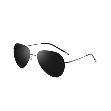 Rimless Aviation Sun Glasses Polarized Sunglasses BLXCK NORWAY™
