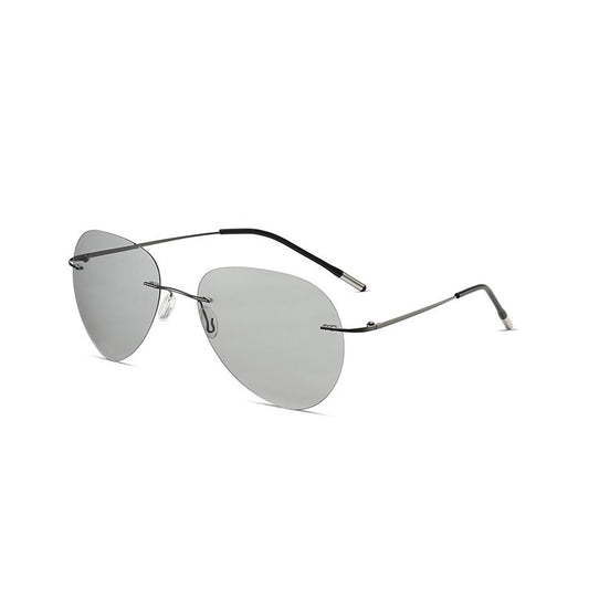 Rimless Aviation Sun Glasses Polarized Sunglasses BLXCK NORWAY™
