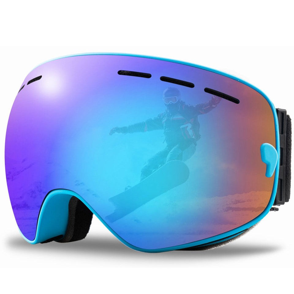 Double layers anti-fog ski goggles snow snowboard glasses