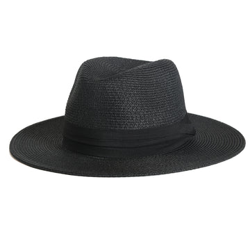 Foldable summer straw hat blxck norway™