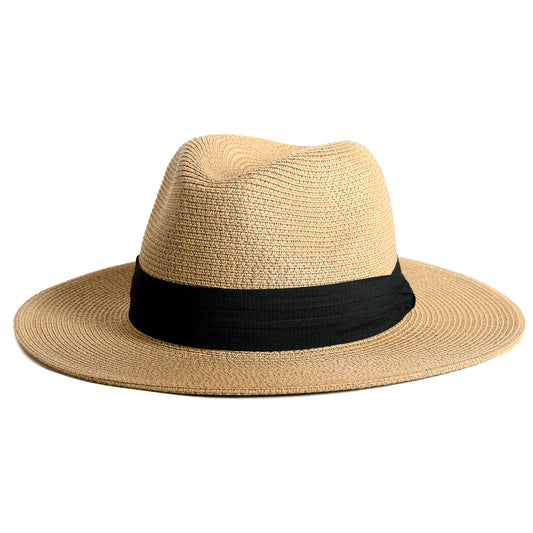 Foldable summer straw hat blxck norway™