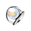 Natural moonstone rings for women blxck norway™