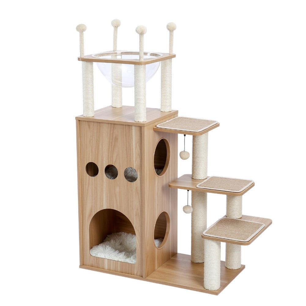 Luxury Tree House Cat Tower Condo Wood For Pet BLXCK NORWAY™