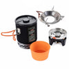 Camping stoves with stove heat exchanger pot bowl blxck norway™