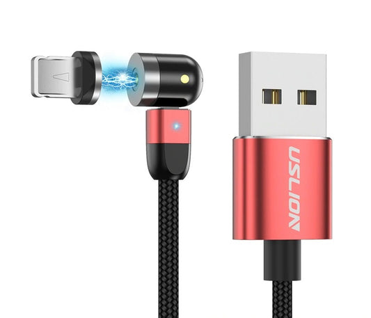 540° Magnetic Tip USB Charger w/ LED Light BLXCK NORWAY™