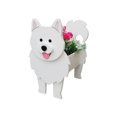 Garden flower pot dog planter blxck norway™