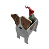 Garden flower pot dog planter blxck norway™