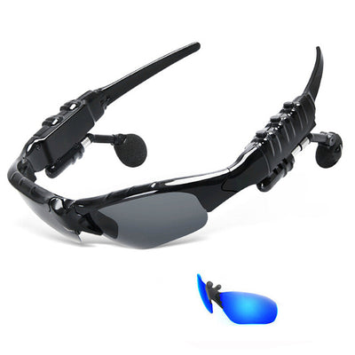 Wireless sports smart bluetooth headset sunglasses