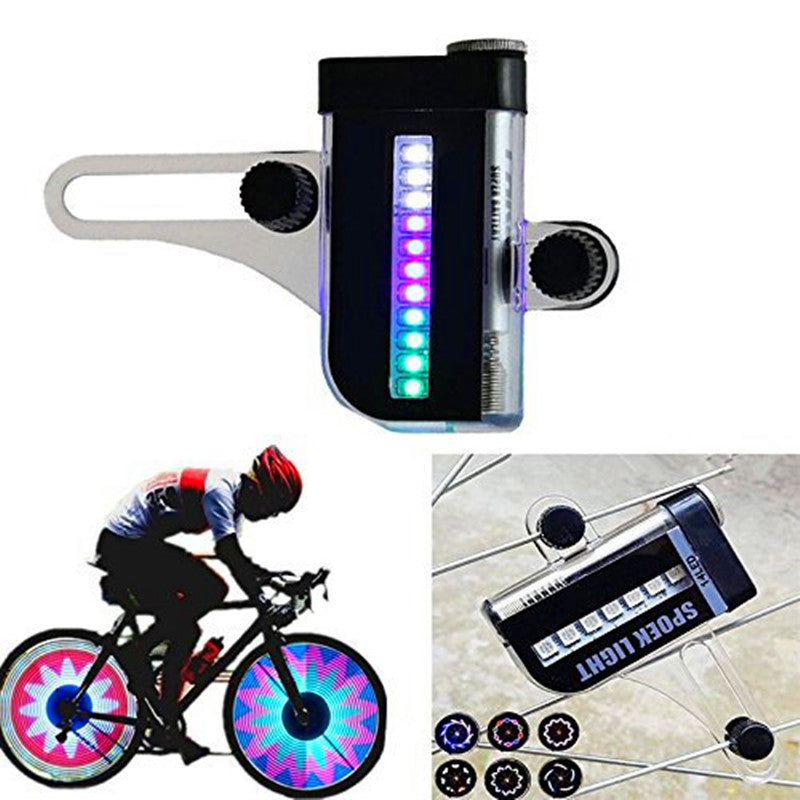 14 LED Colorful Motorcycle Bike Wheel Spoke Light