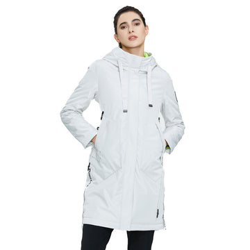 Women's coat jacket hooded lightweight raincoat blxck norway™