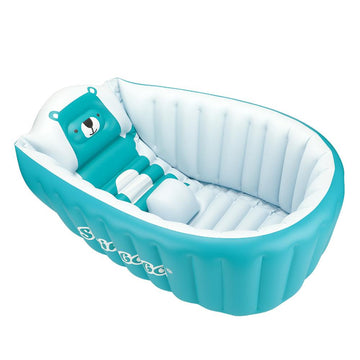 Inflatable baby bathtub infant bathing seat blxck norway™