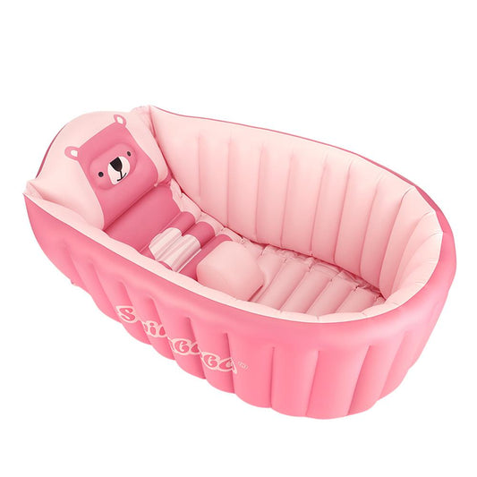 Inflatable baby bathtub infant bathing seat blxck norway™