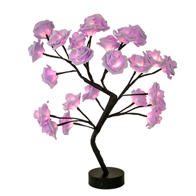 LED Rose Flower Tree Light