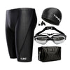 Men's swimming shorts goggles with ear-plug cap case blxck norway™