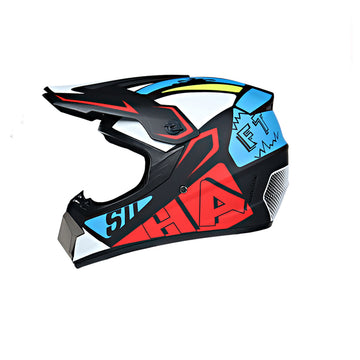 Motor bike cross racing motorcycle helmet set blxck norway™