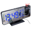 Multifunctional Digital Alarm Clock with Wall Projection, Large Mirror LED Display & FM Radio BLXCK NORWAY™