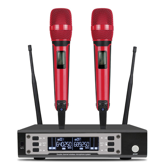 UHF professional dual wireless microphone blxck norway™