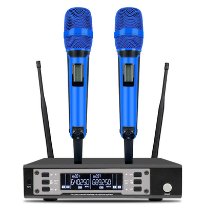 UHF professional dual wireless microphone blxck norway™