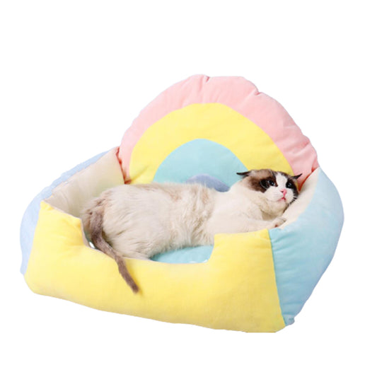 Rainbow Sleeping Cat Nest