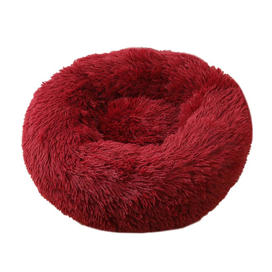 Warm donut dog bed with removable cover blxck norway™