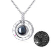 100 Languages I Love You Projection Pendant Necklace BLXCK NORWAY™