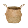 Seaweed wicker basket rattan hanging flowerpot blxcknorway™