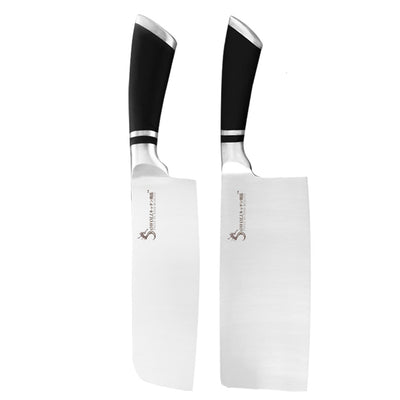 9pcs Stainless Steel Non-slip Handle Chef Chopping Knives Set BLXCK NORWAY™