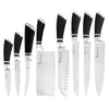 9pcs Stainless Steel Non-slip Handle Chef Chopping Knives Set BLXCK NORWAY™