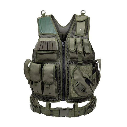 Men’s Tactical Hunting Vest Army Adjustable Training Vest Airsoft