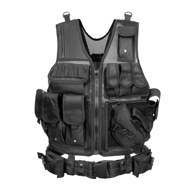 Men’s Tactical Hunting Vest Army Adjustable Training Vest Airsoft