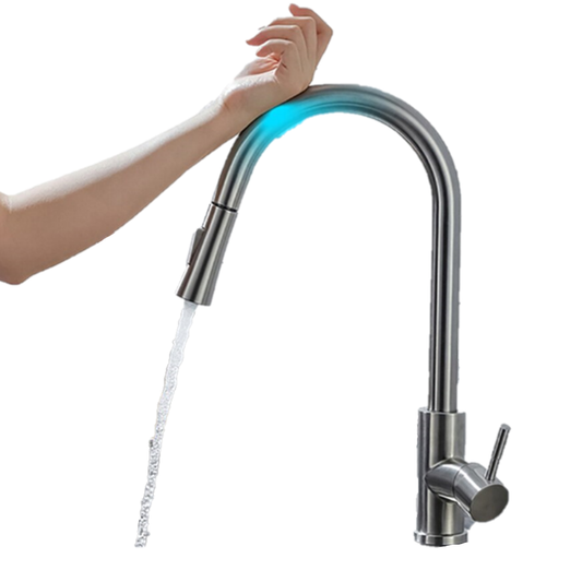 Smart kitchen faucet pull out brushed blxck norway™