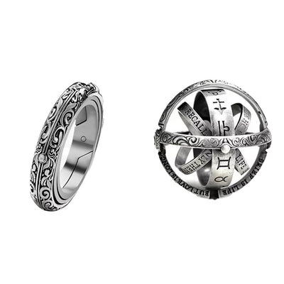 Vintage astronomical ball rings blxck norway™