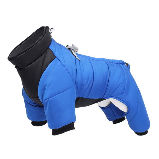 Winter warm jacket for small medium dogs blxck norway